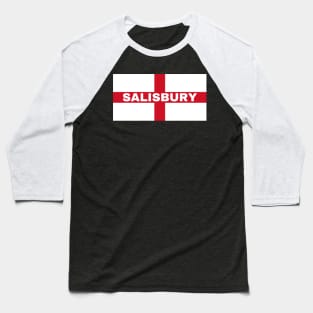 Salisbury City in English Flag Baseball T-Shirt